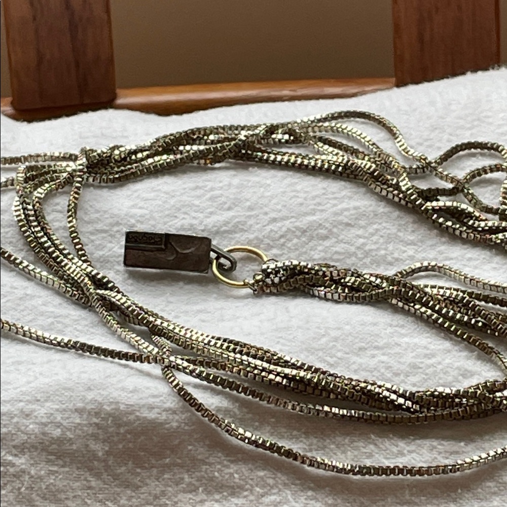 Multi-Strand Silver Necklace